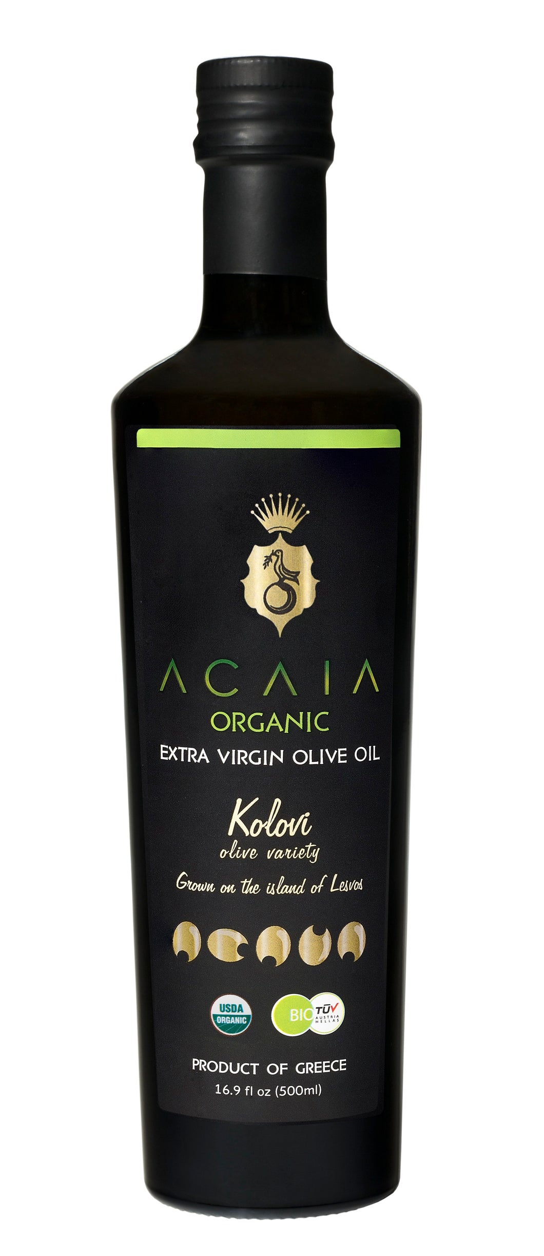 ACAIA Organic Extra Virgin Olive Oil 16.9 fl oz (500ml),